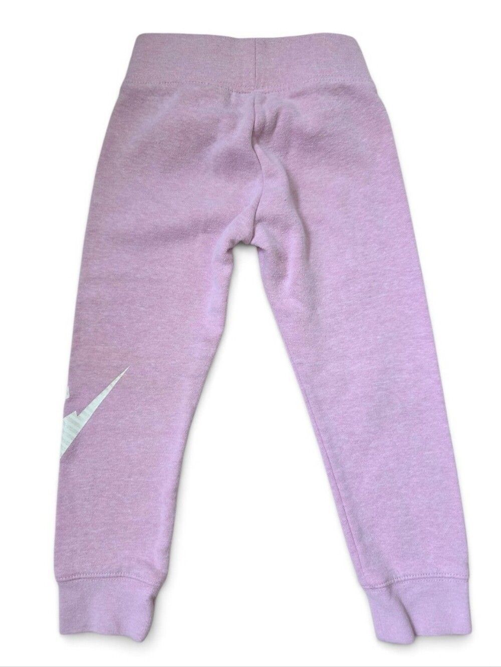Nike Girls Pink Heather Joggers with White Logo 3-4Y - Picture 3 of 4
